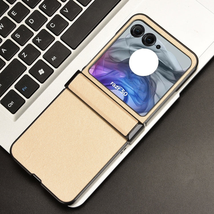 For Motorola Razr 50 Sandskin Texture Phone Case