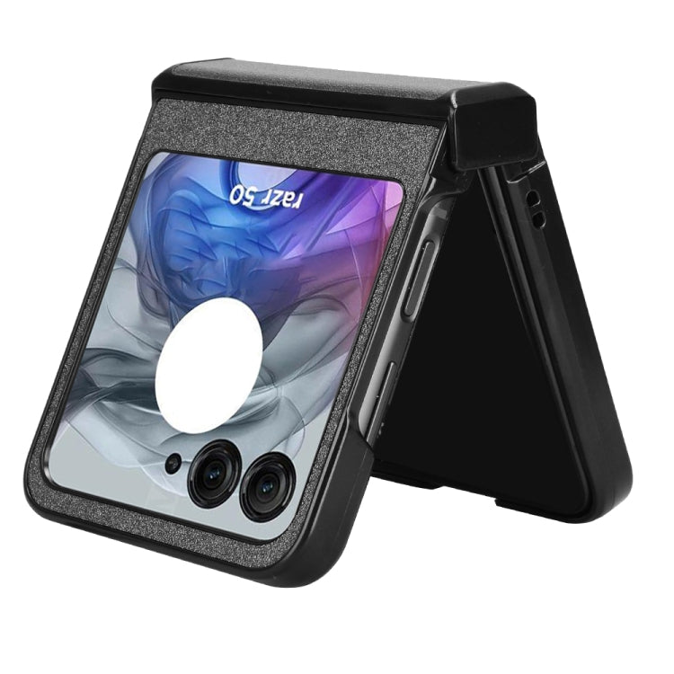 For Motorola Razr 50 Sandskin Texture Phone Case