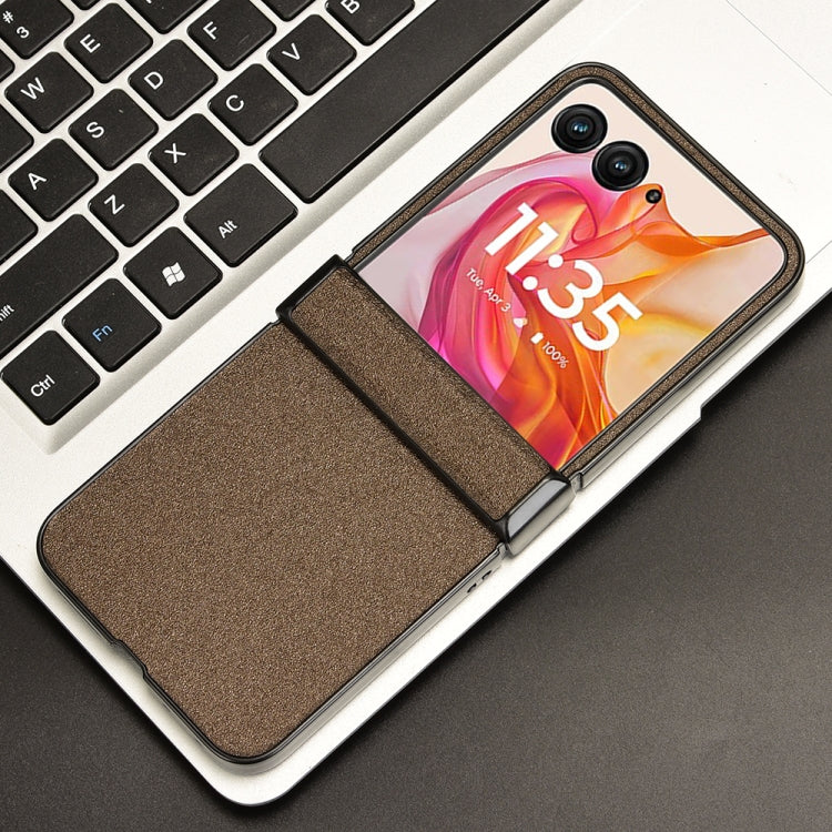 For Motorola Razr 50 Ultra Sandskin Texture Phone Case