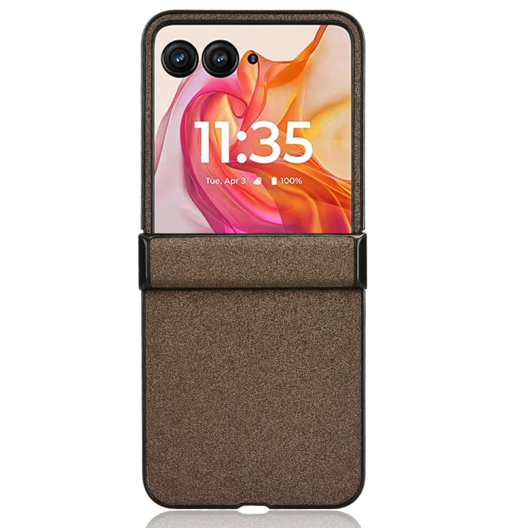 For Motorola Razr 50 Ultra Sandskin Texture Phone Case