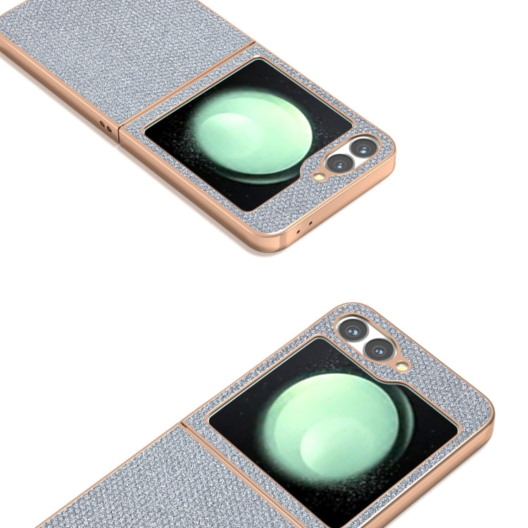 For Samsung Galaxy Z Flip6 / Flip7 FE Nano Plating Diamond Texture Phone Case