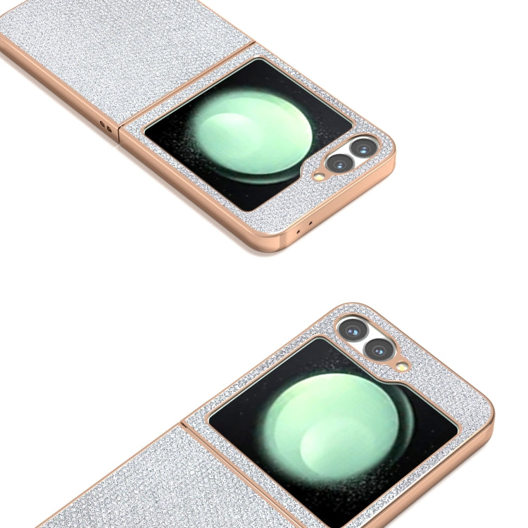 For Samsung Galaxy Z Flip6 / Flip7 FE Nano Plating Diamond Texture Phone Case