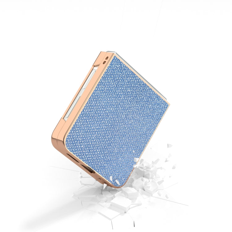 For Samsung Galaxy Z Flip6 / Flip7 FE Nano Plating Diamond Texture Phone Case