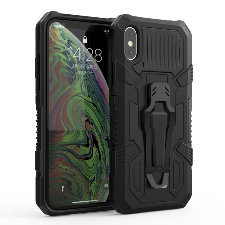 For iPhone X / XS Machine Armor Warrior Shockproof PC + TPU Protective Case