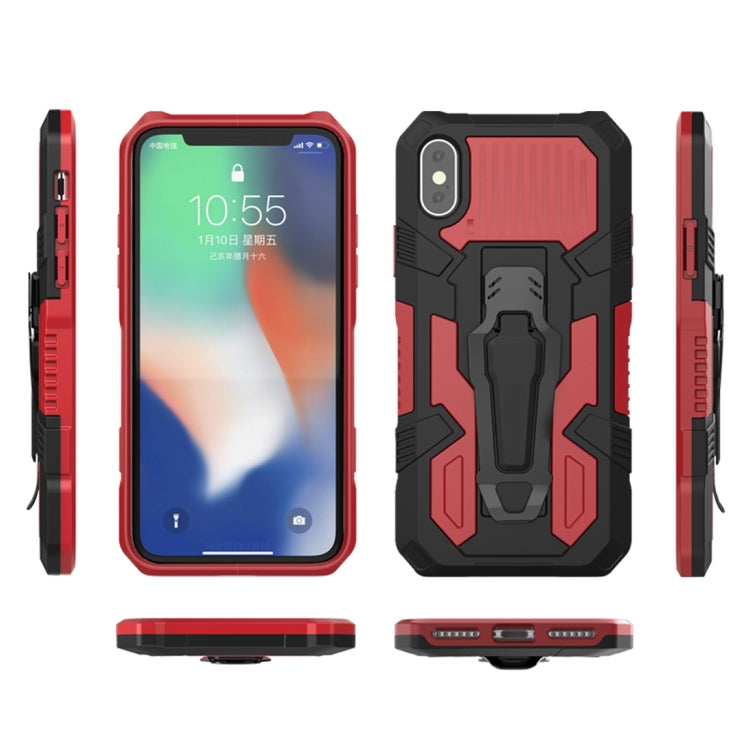 For iPhone X / XS Machine Armor Warrior Shockproof PC + TPU Protective Case