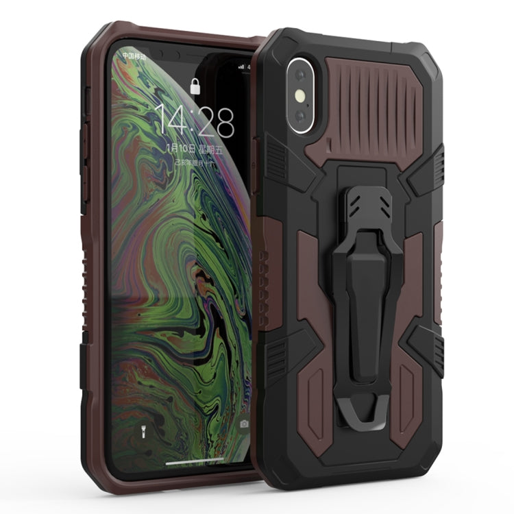 For iPhone X / XS Machine Armor Warrior Shockproof PC + TPU Protective Case