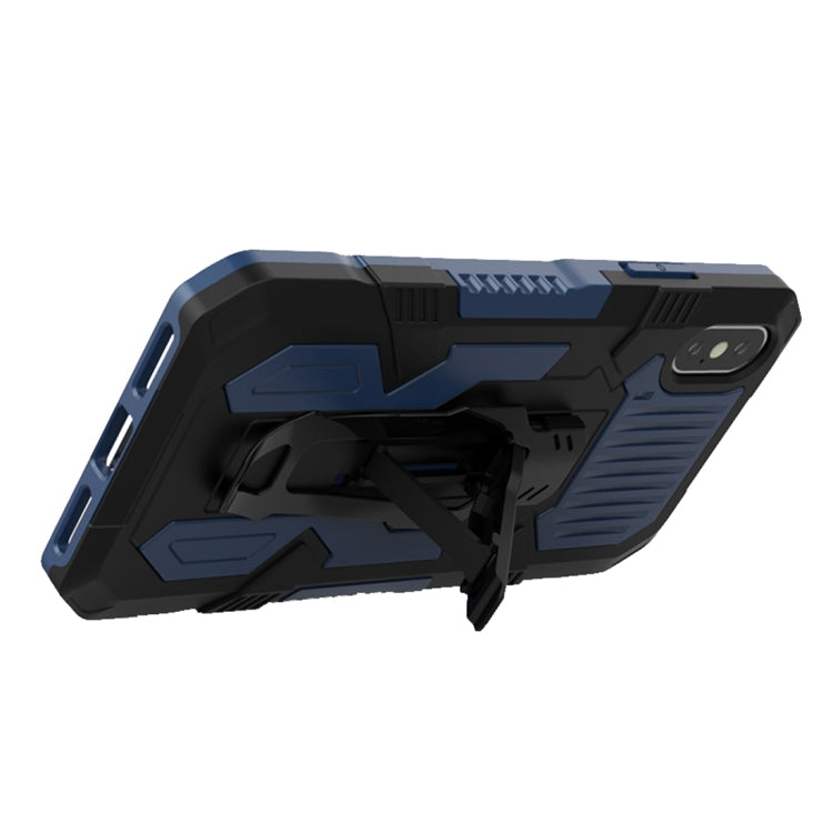 For iPhone XR Machine Armor Warrior Shockproof PC + TPU Protective Case