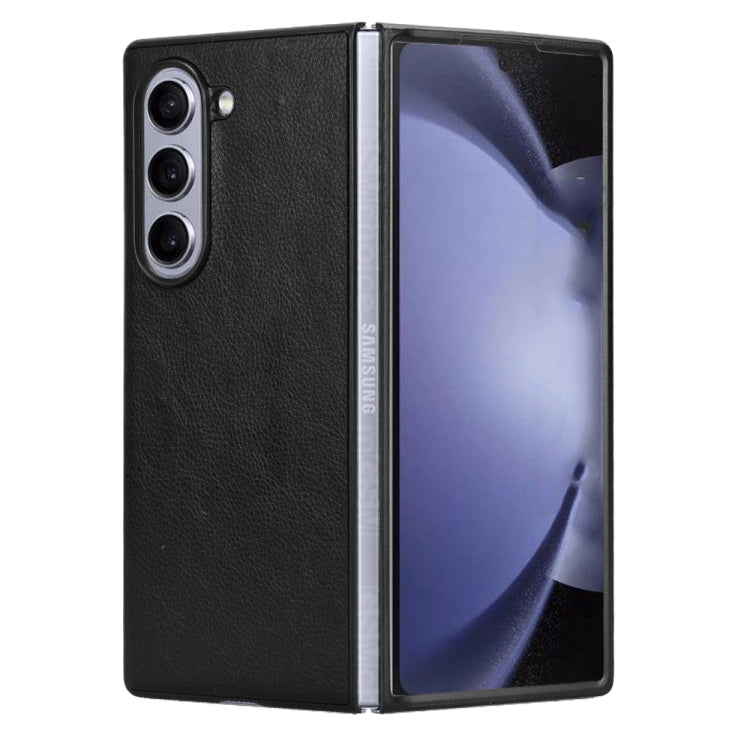 For Samsung Galaxy Z Fold6 Litchi Texture Back Cover Phone Case