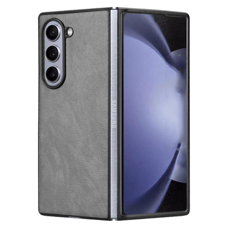 For Samsung Galaxy Z Fold6 Litchi Texture Back Cover Phone Case
