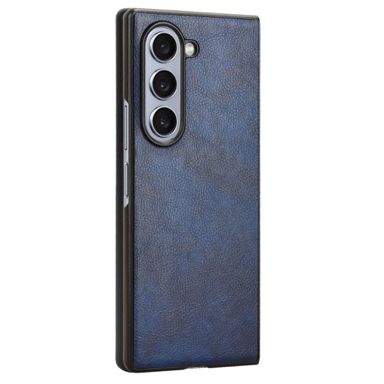 For Samsung Galaxy Z Fold6 Litchi Texture Back Cover Phone Case