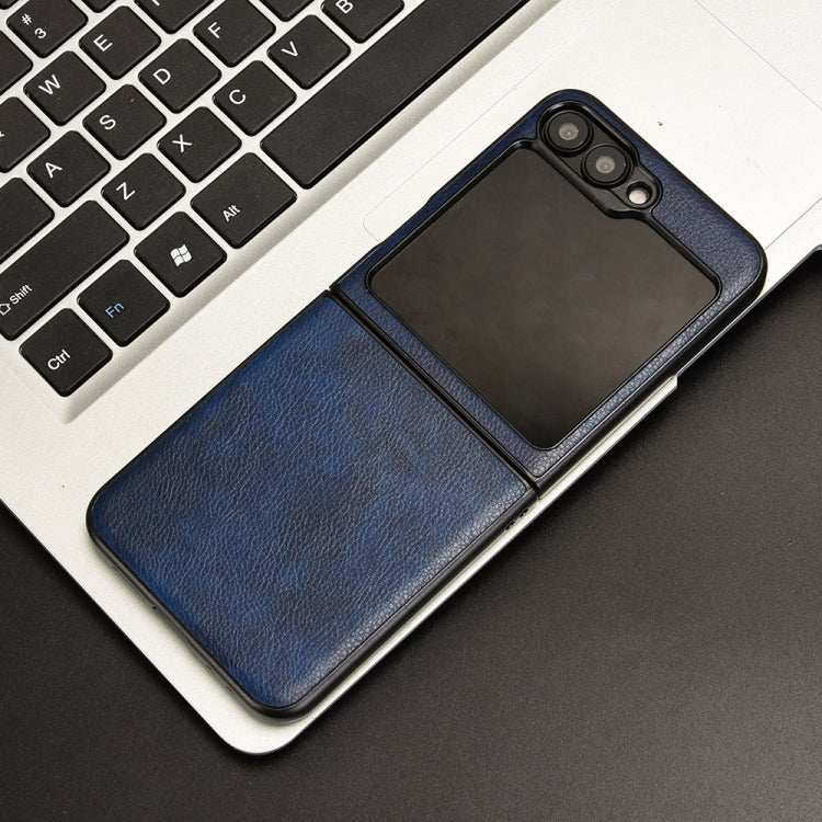 For Samsung Galaxy Z Flip7 FE / Flip6 Litchi Texture Back Cover Phone Case