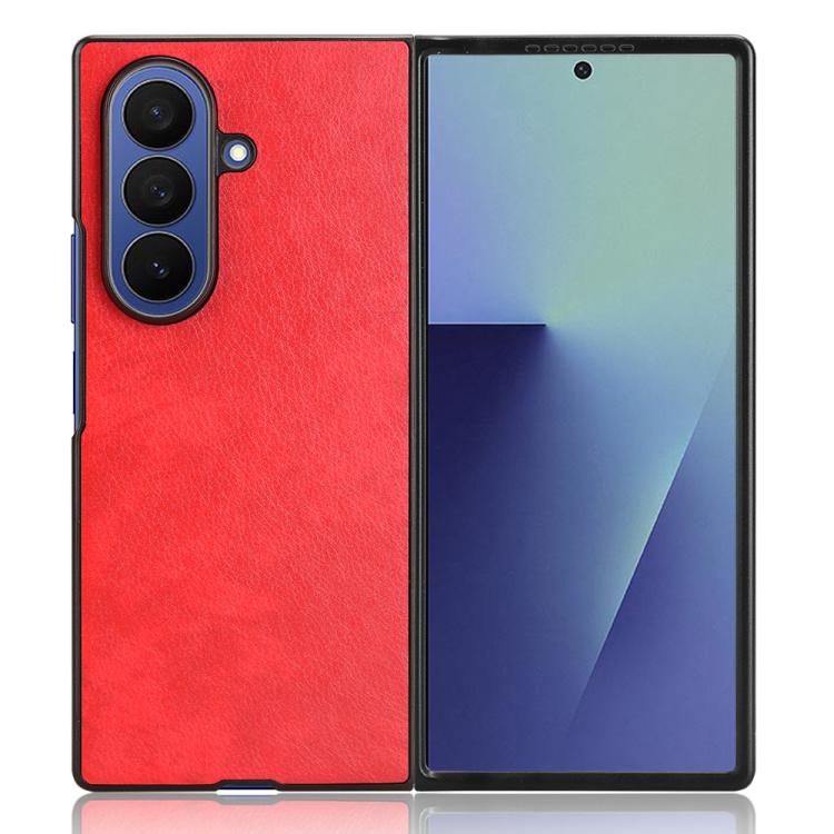 For Samsung Galaxy Z Fold7 5G Litchi Texture Back Cover Phone Case
