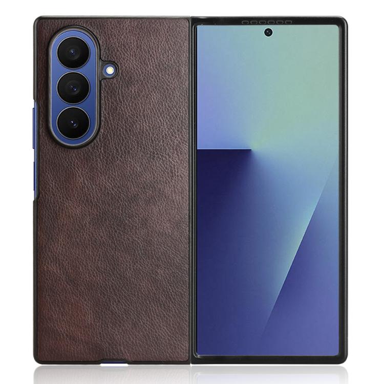 For Samsung Galaxy Z Fold7 5G Litchi Texture Back Cover Phone Case