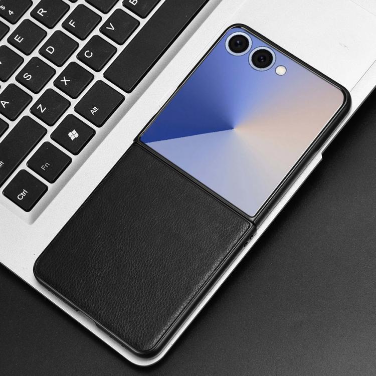 For Samsung Galaxy Z Flip7 5G Litchi Texture Back Cover Phone Case