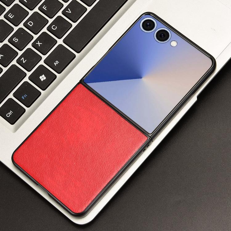 For Samsung Galaxy Z Flip7 5G Litchi Texture Back Cover Phone Case