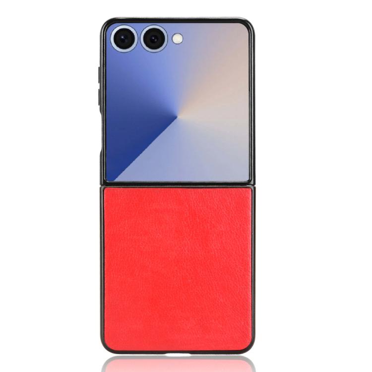 For Samsung Galaxy Z Flip7 5G Litchi Texture Back Cover Phone Case