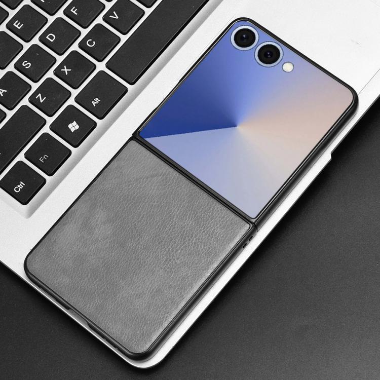 For Samsung Galaxy Z Flip7 5G Litchi Texture Back Cover Phone Case