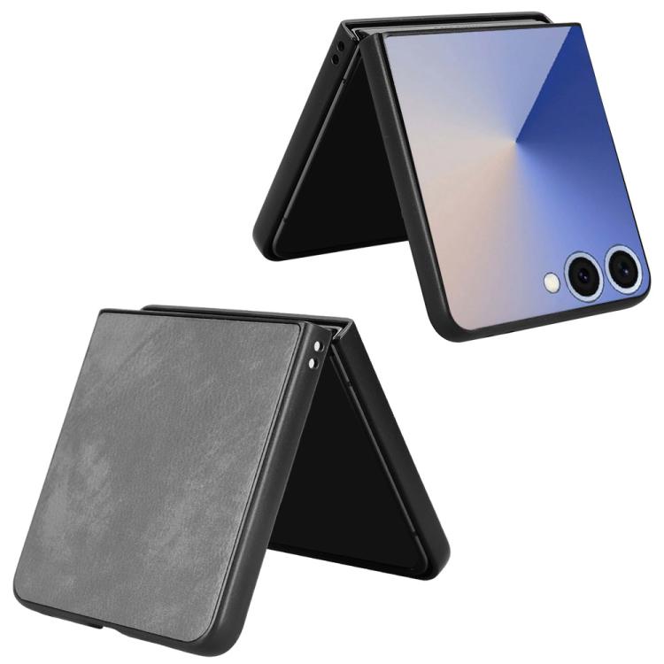 For Samsung Galaxy Z Flip7 5G Litchi Texture Back Cover Phone Case