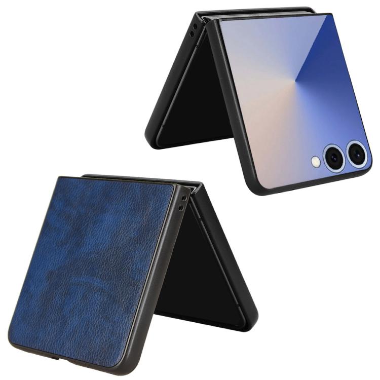 For Samsung Galaxy Z Flip7 5G Litchi Texture Back Cover Phone Case