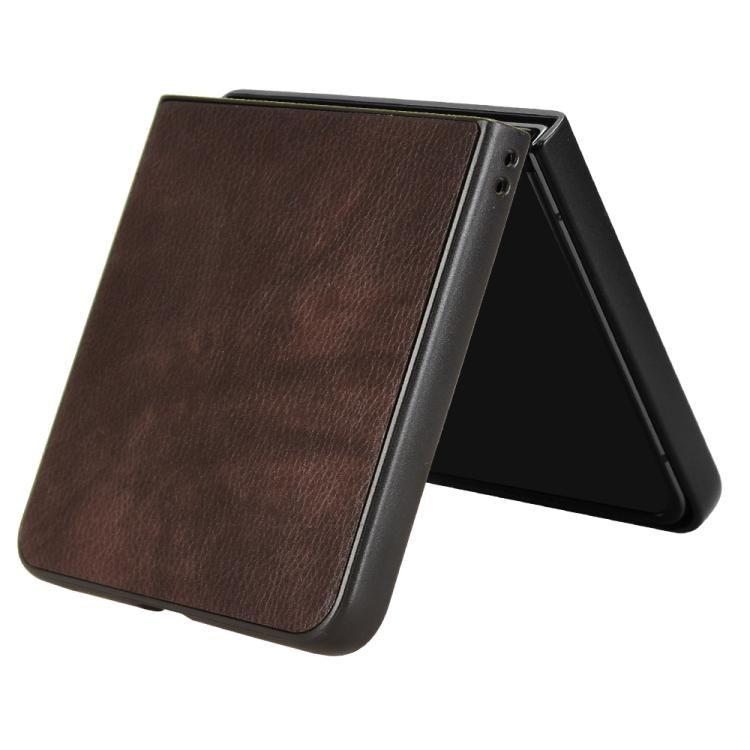 For Samsung Galaxy Z Flip7 5G Litchi Texture Back Cover Phone Case