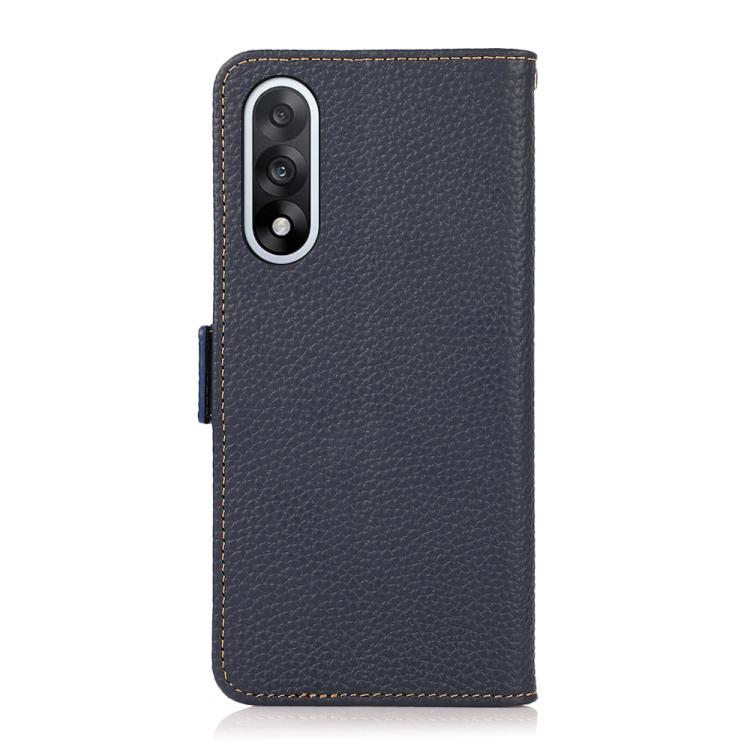 For OnePlus Nord 5 / Ace 5 Ultra KHAZNEH Side-Magnetic Litchi Genuine Leather RFID Phone Case