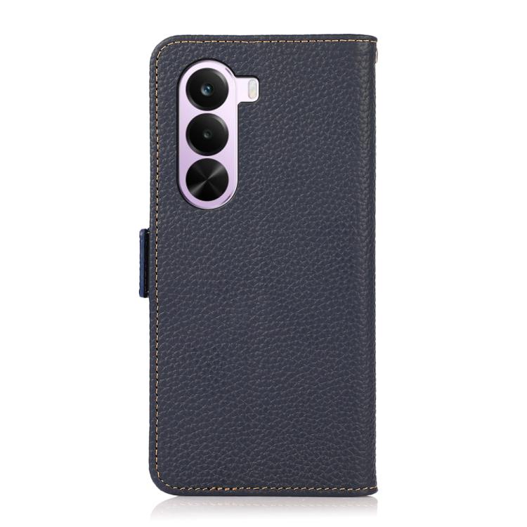 For OnePlus Nord CE6 Lite 5G Global KHAZNEH Side-Magnetic Litchi Genuine Leather RFID Phone Case