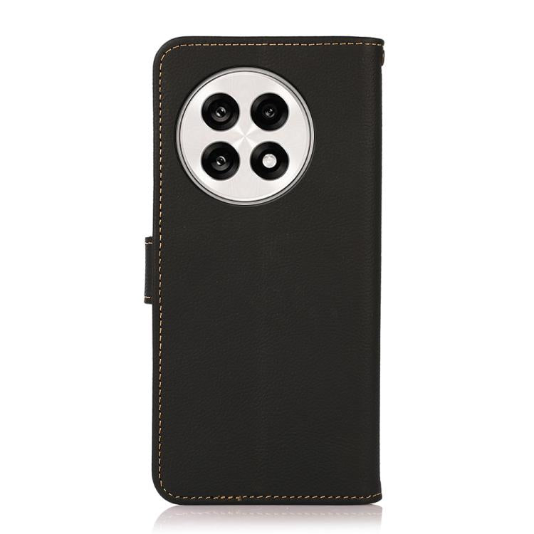 For OnePlus Ace 5 Pro / Ace 5 / 13R KHAZNEH Custer Genuine Leather RFID Phone Case