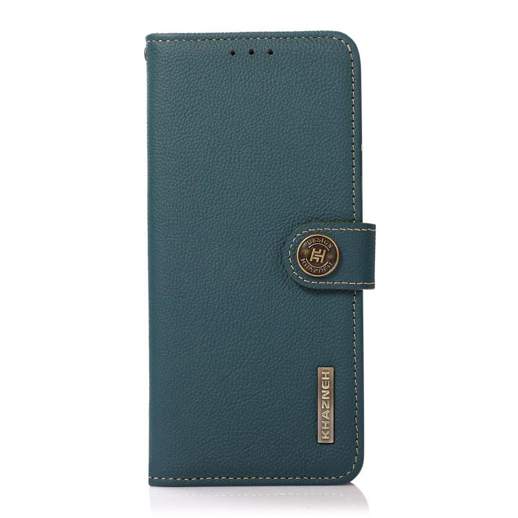 For OnePlus Nord CE5 / Ace 5 Racing KHAZNEH Custer Genuine Leather RFID Phone Case