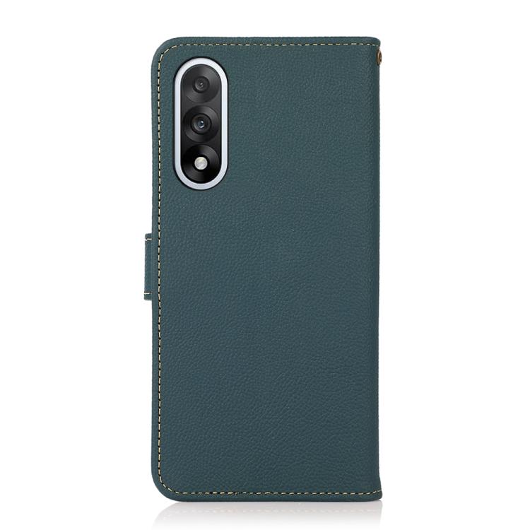 For OnePlus Nord 5 / Ace 5 Ultra KHAZNEH Custer Genuine Leather RFID Phone Case