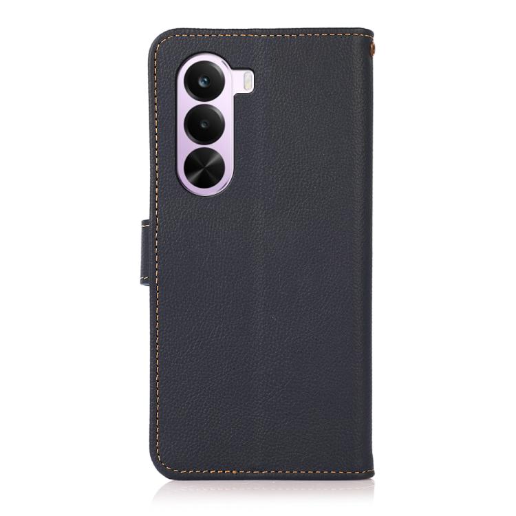 For OnePlus Nord CE6 Lite 5G Global KHAZNEH Custer Genuine Leather RFID Phone Case