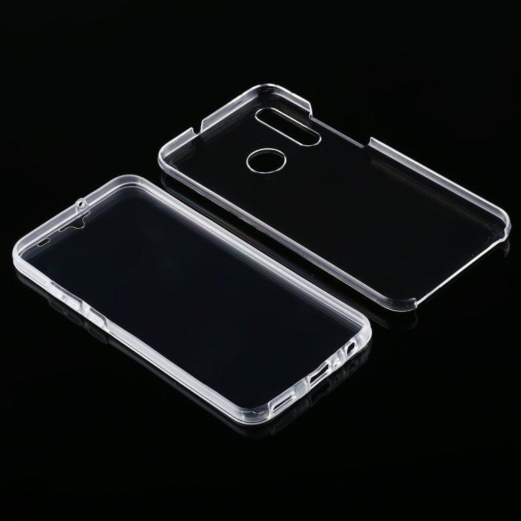 For Huawei P Smart+ 2019 PC+TPU Ultra-Thin Double-Sided All-Inclusive Transparent Case