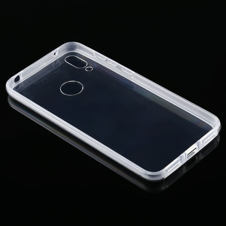 For Huawei Y7 2019 PC+TPU Ultra-Thin Double-Sided All-Inclusive Transparent Case