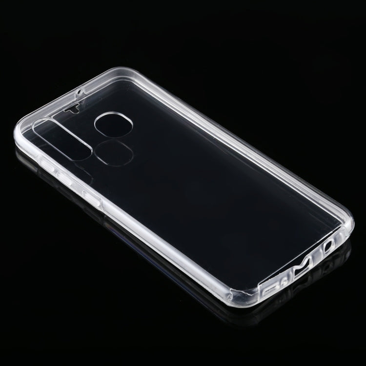 For Samsung Galaxy A30 PC+TPU Ultra-Thin Double-Sided All-Inclusive Transparent Case