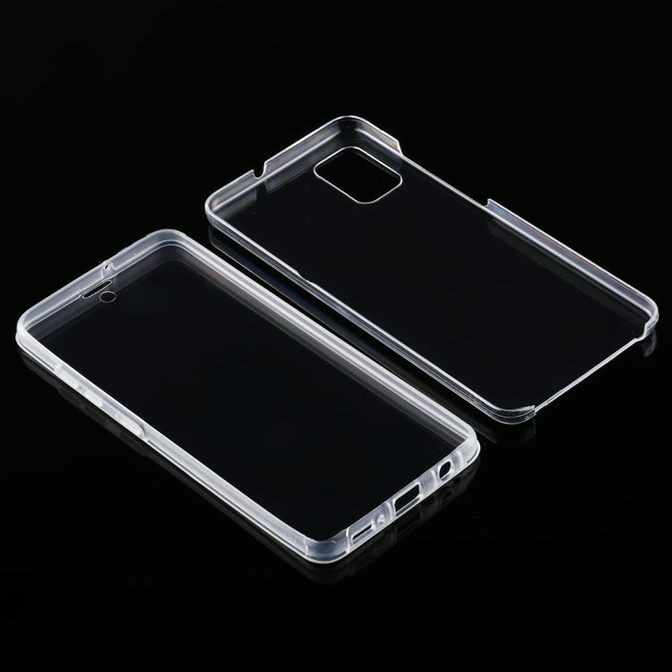 For Samsung Galaxy A51 PC+TPU Ultra-Thin Double-Sided All-Inclusive Transparent Case