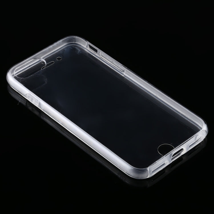 For iPhone 8 & 7 PC+TPU Ultra-Thin Double-Sided All-Inclusive Transparent Case