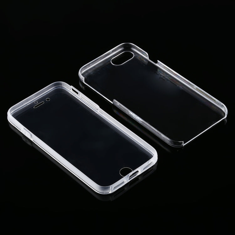 For iPhone 8 & 7 PC+TPU Ultra-Thin Double-Sided All-Inclusive Transparent Case