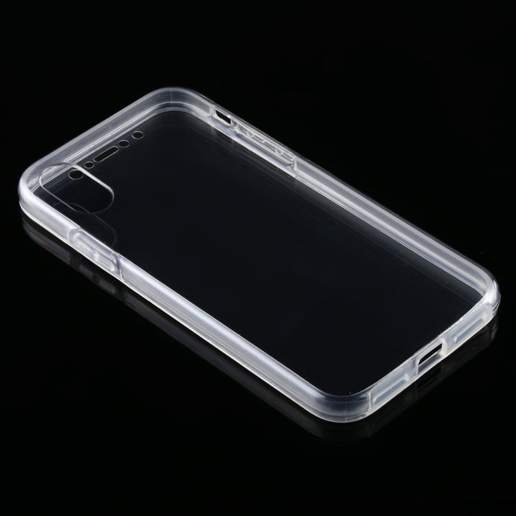 For iPhone XS & X PC+TPU Ultra-Thin Double-Sided All-Inclusive Transparent Case