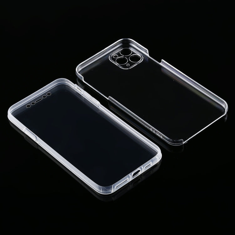 For iPhone 11 Pro Max PC+TPU Ultra-Thin Double-Sided All-Inclusive Transparent Case