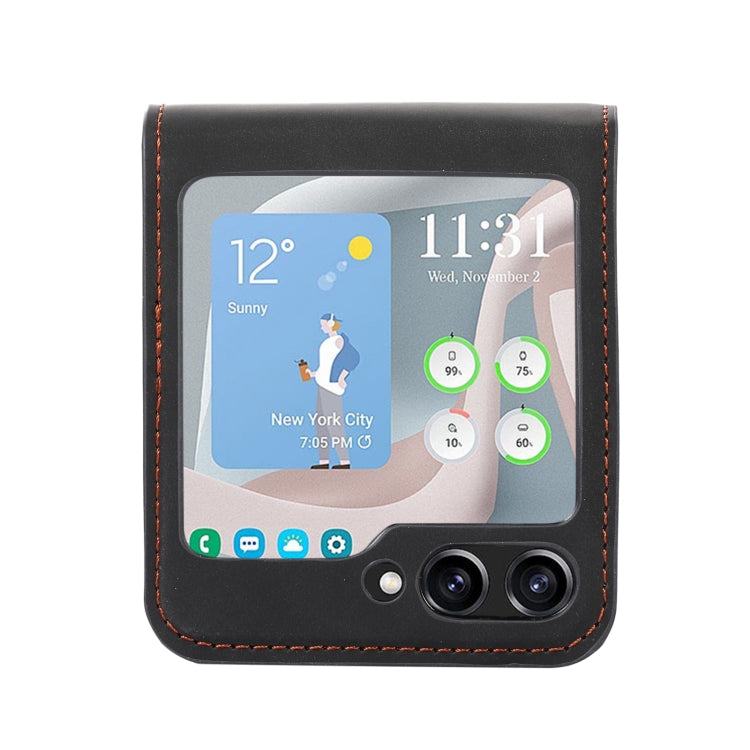 For Samsung Galaxy Z Flip5 Card Slot Leather Phone Case