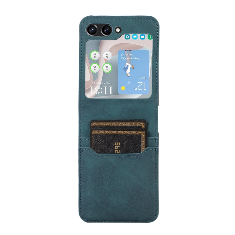 For Samsung Galaxy Z Flip5 Card Slot Leather Phone Case