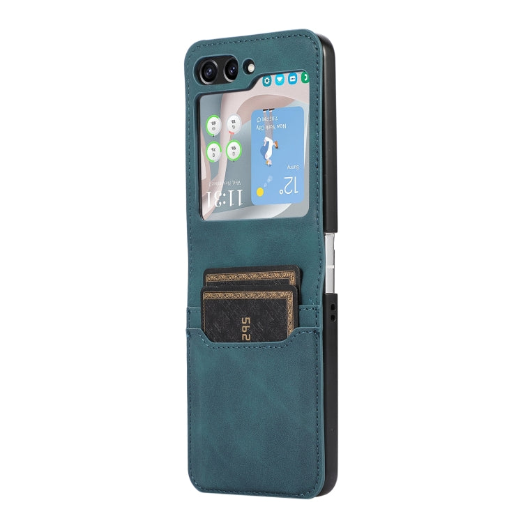 For Samsung Galaxy Z Flip5 Card Slot Leather Phone Case