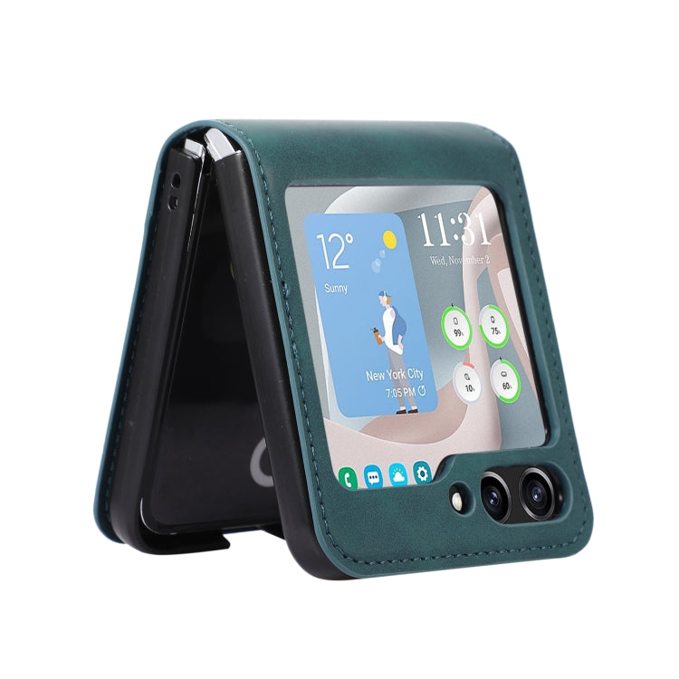 For Samsung Galaxy Z Flip5 Card Slot Leather Phone Case