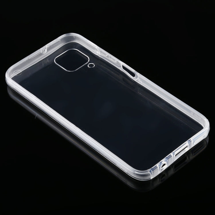 For Huawei P40 Lite PC+TPU Ultra-Thin Double-Sided All-Inclusive Transparent Case