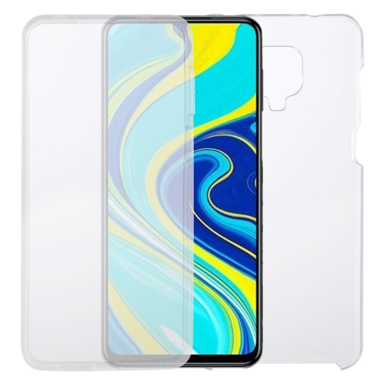 For Xiaomi Redmi Note 9S PC+TPU Ultra-Thin Double-Sided All-Inclusive Transparent Case