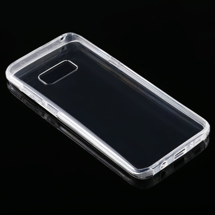 For Samsung Galaxy S8+ PC+TPU Ultra-Thin Double-Sided All-Inclusive Transparent Case
