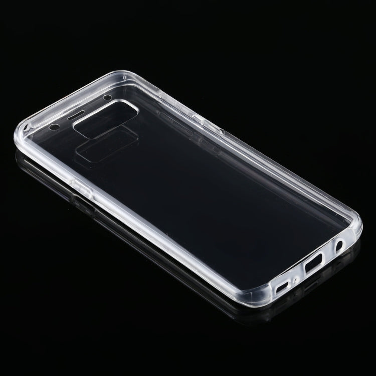 For Samsung Galaxy S8+ PC+TPU Ultra-Thin Double-Sided All-Inclusive Transparent Case