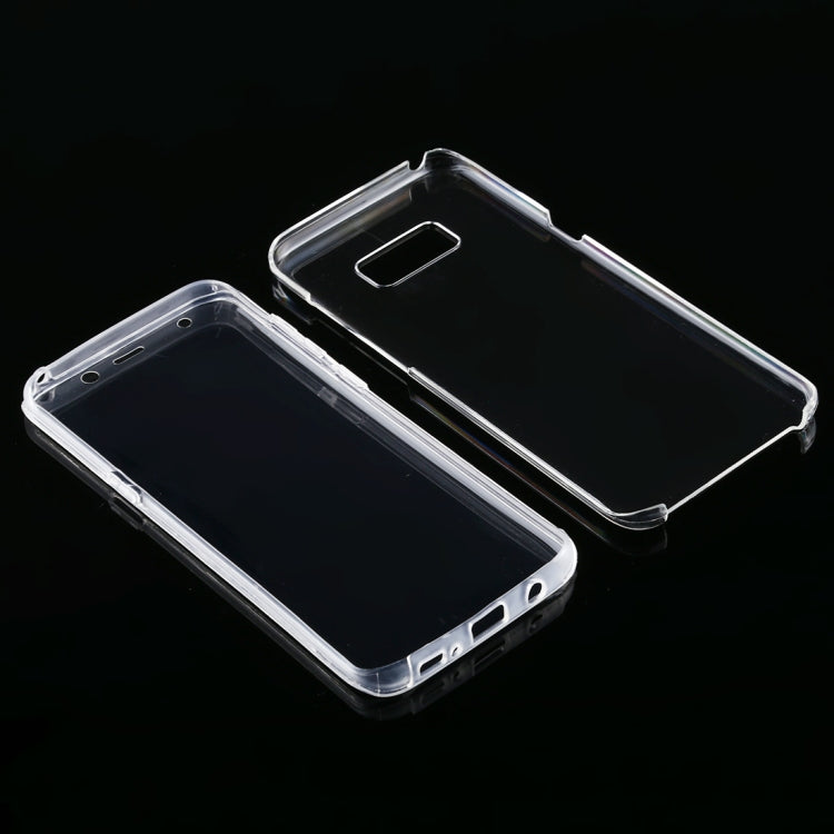 For Samsung Galaxy S8+ PC+TPU Ultra-Thin Double-Sided All-Inclusive Transparent Case