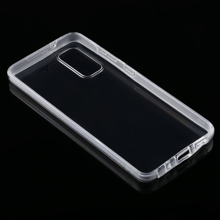 For Samsung Galaxy S20 PC+TPU Ultra-Thin Double-Sided All-Inclusive Transparent Case