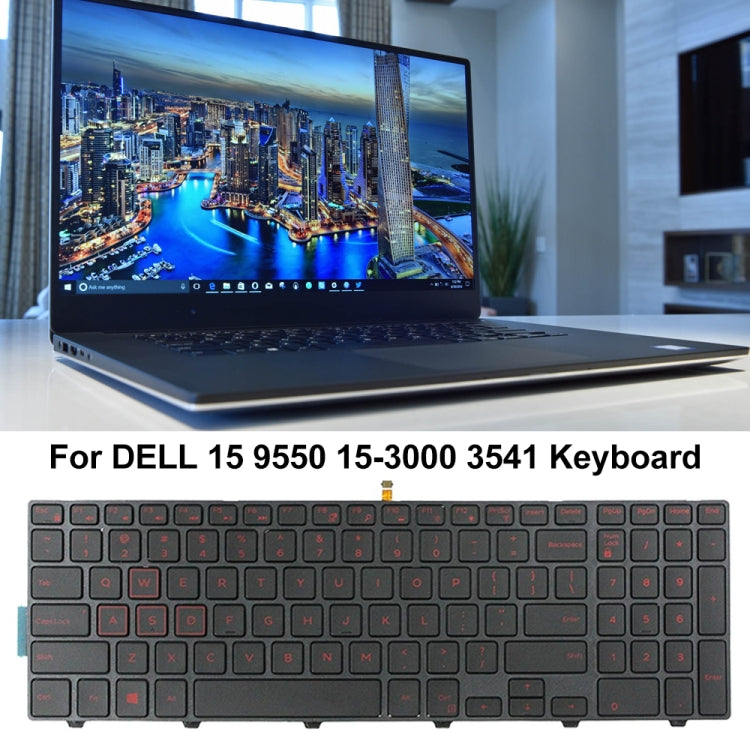 Backlight Laptop Keyboard For Dell 15-9550 / 15-3000 / 15-5542