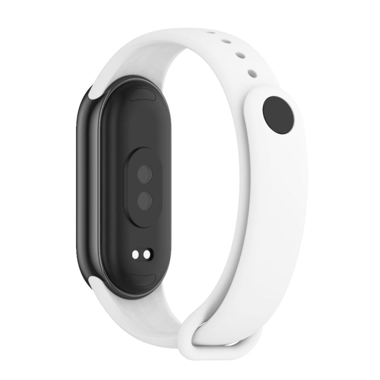 For Xiaomi Mi Band 8 Mijobs Solid Color Silicone Watch Band